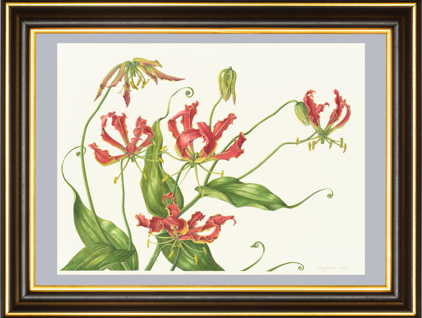 グロリオサ ジクレー印刷 Gloriosa, Giclee print