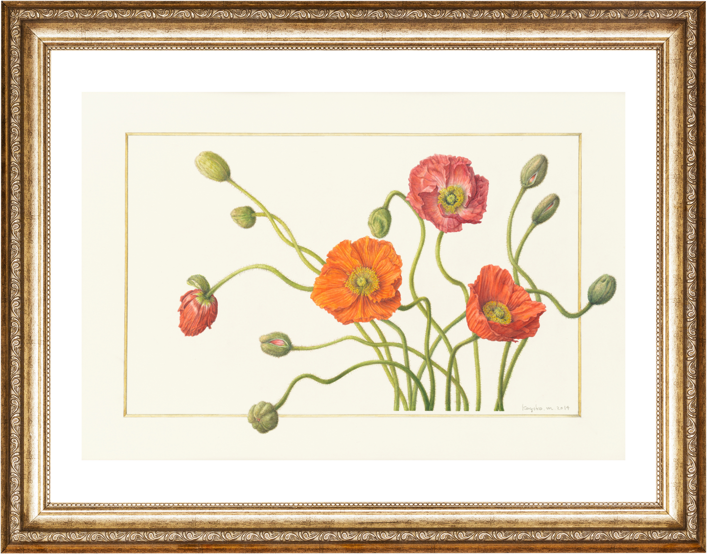 ポピー ジクレー印刷 Poppy, Giclee print